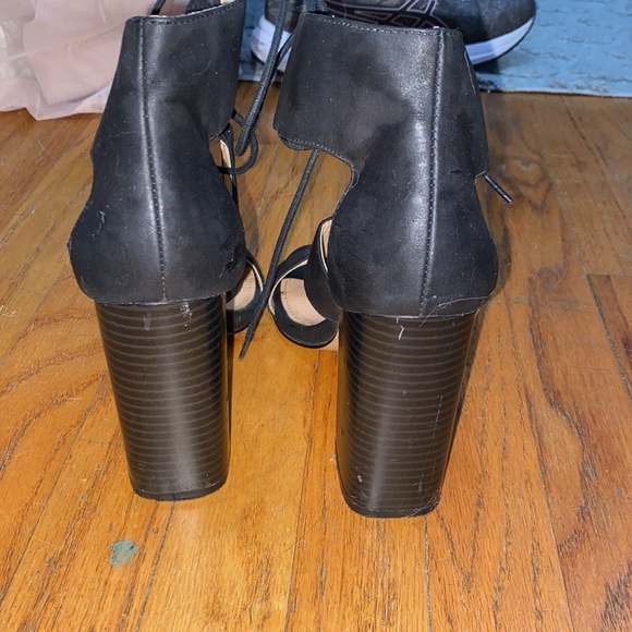 Loft black lace up heels - Picture 4 of 5